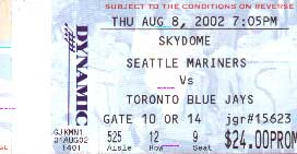 BLUE JAYS vs SEATTLE MARINERS