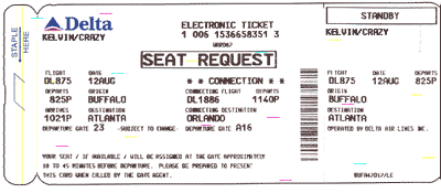 ticket standby delta airlines thought 2002 august issued