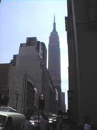 Empire State Building beside Hotel Pennsylvania