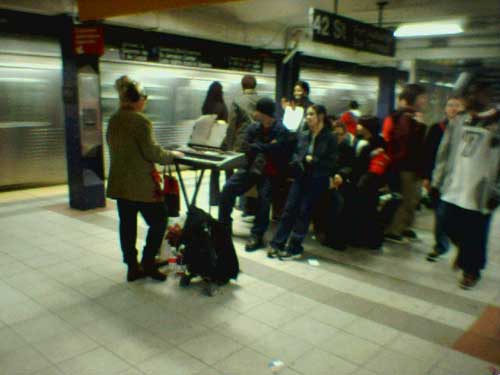 42nd Street Subway Keyboardist