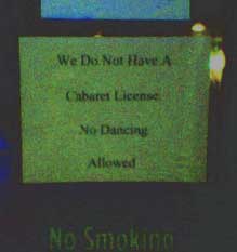 No Dancing Allowed?!?!?!