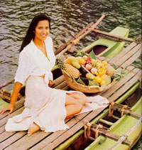 Padma with fruits